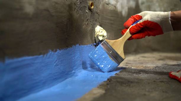 Commercial Waterproofing project at a Watertown, MN business property by SJ Waterproofing Pros
